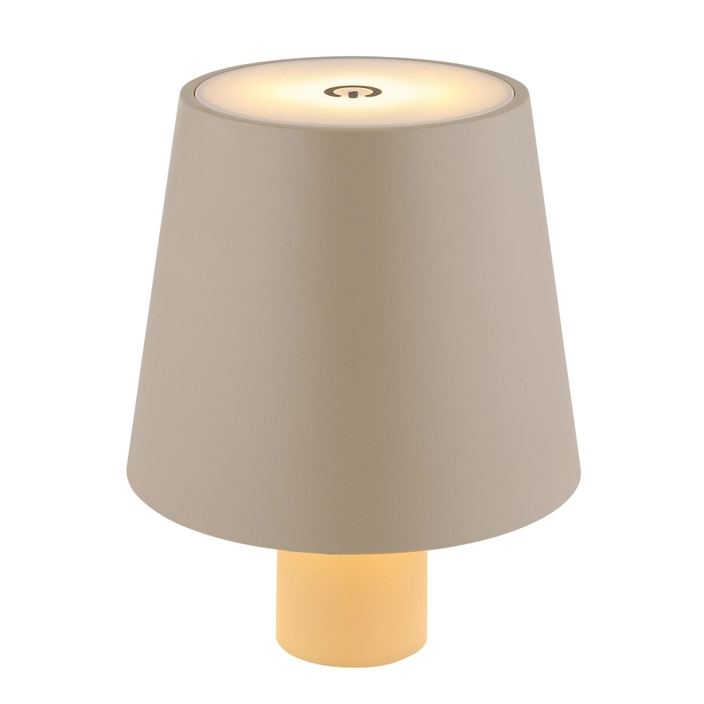 Fleslamp Vannie zand bruin oplaadbaar Fleslamp Vannie zand bruin oplaadbaar
