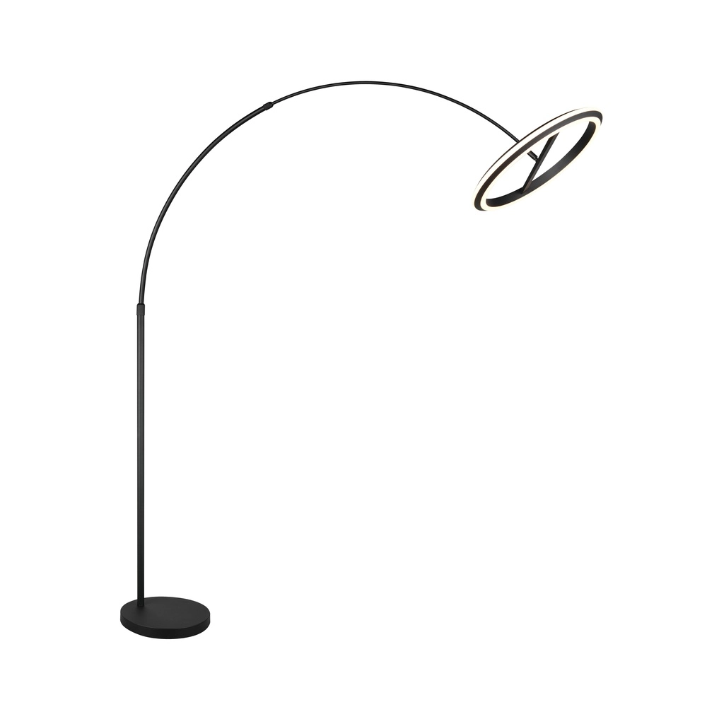 Vloerlamp Amador zwart Trio 4017807688160