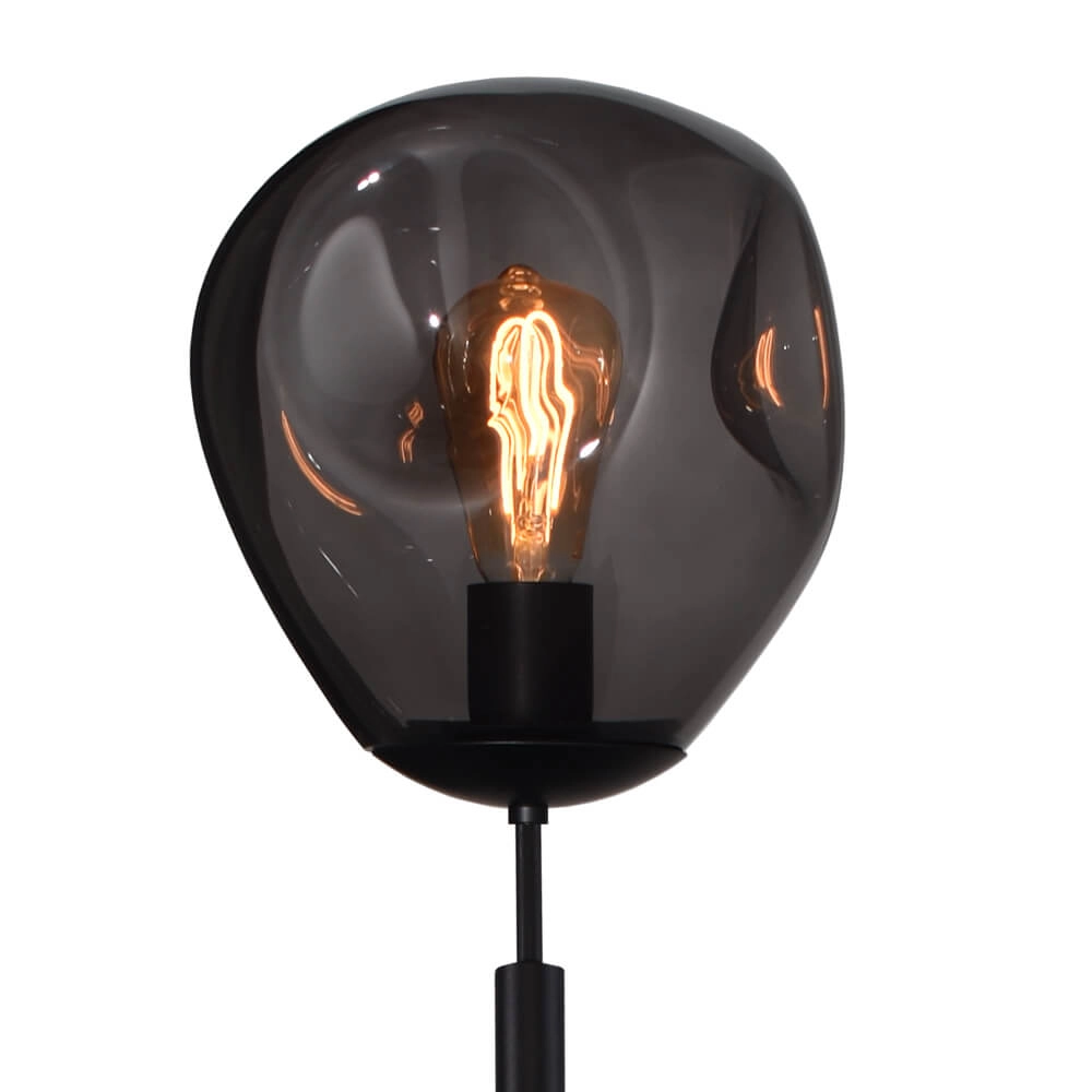 Vloerlamp Lava Ø 24cm smoke glas Masterlight 8718121286709