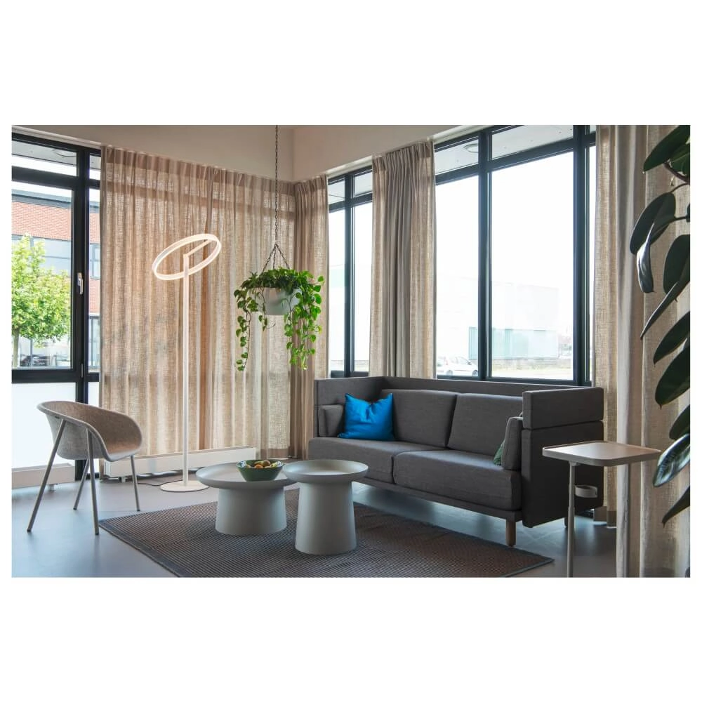 Zwarte design vloerlamp One Straight SLV 4024163265522