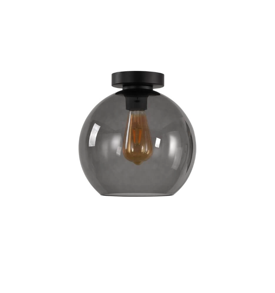 Plafondlamp Marino grijs glas Ø 25cm Artdelight 8719831737727