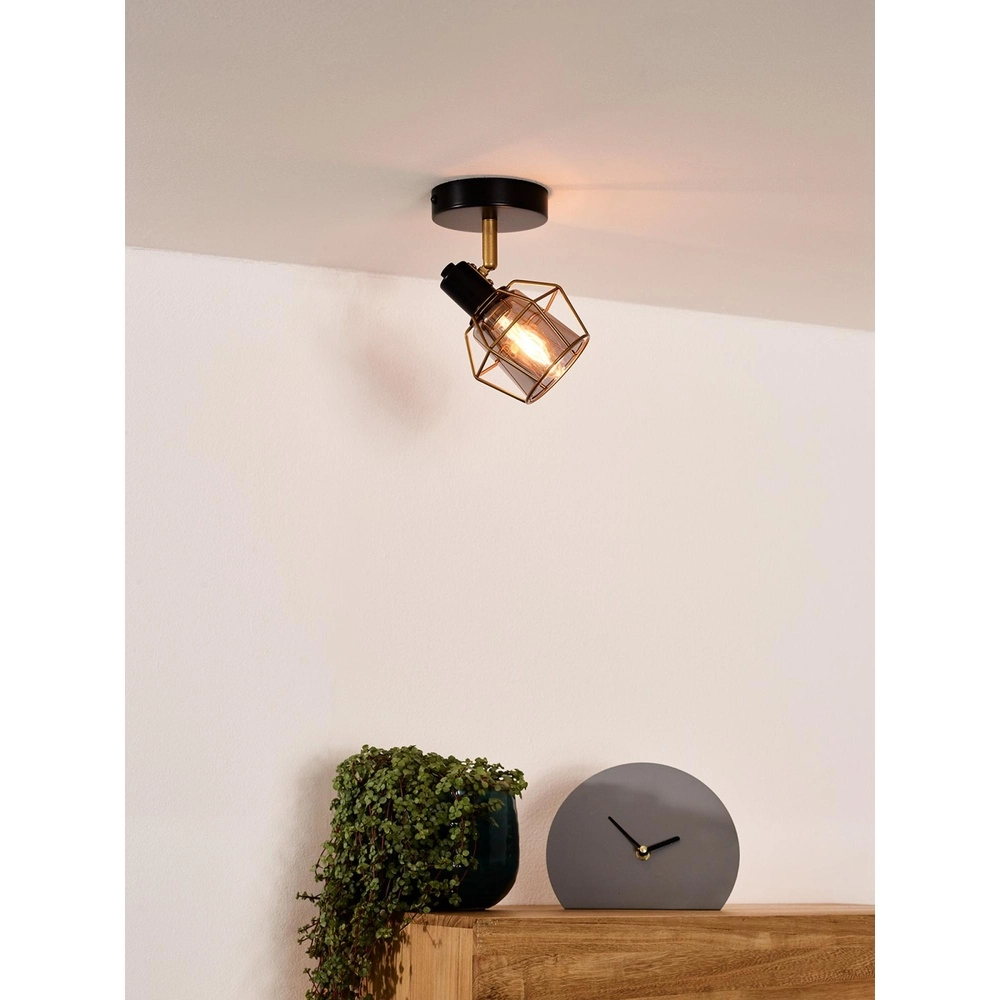 Plafondlamp Nila zwart Lucide 5411212770974