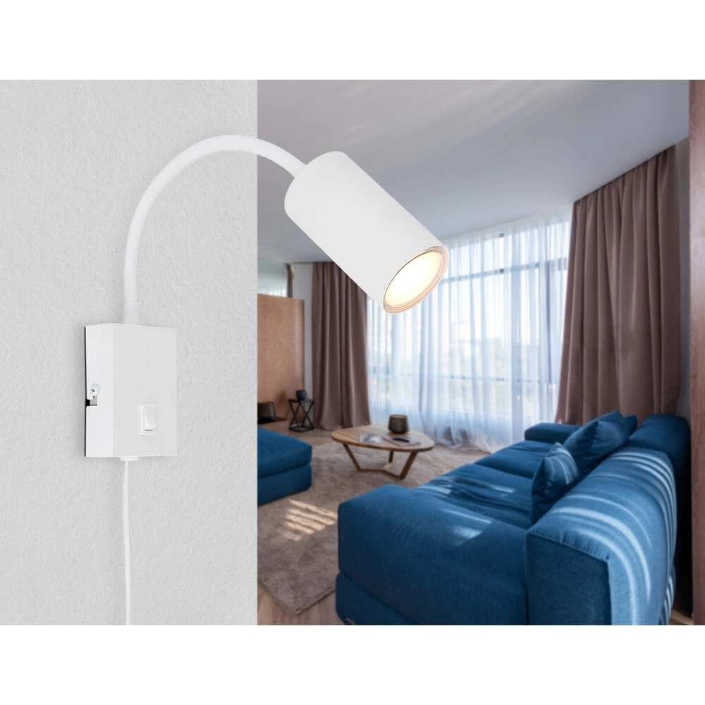 Witte wandlamp Robby Globo 9007371433575