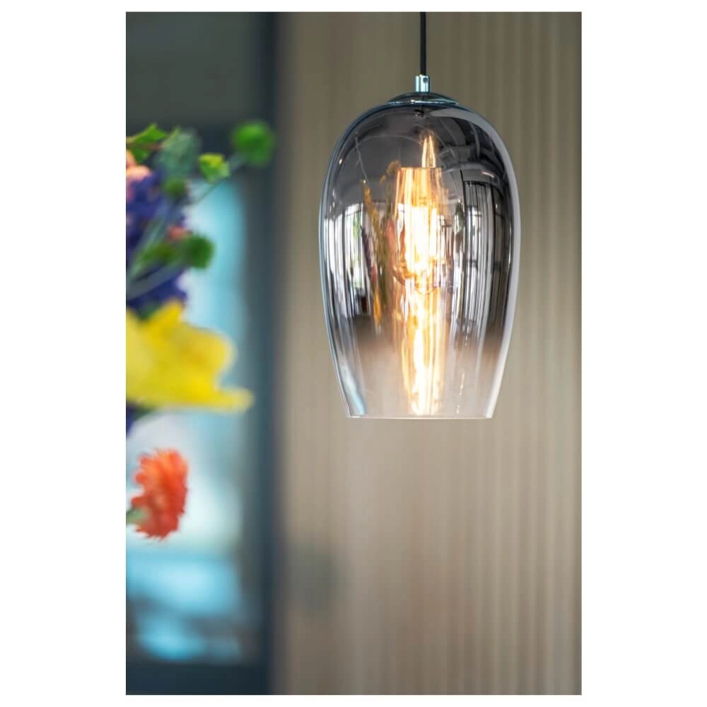 Glazen hanglamp Pantilo smoke glas - Ø 18cm SLV 4024163266420