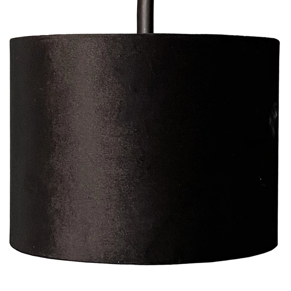 Zwarte wandlamp Venus met zwarte lampenkap Masterlight 8718121251172