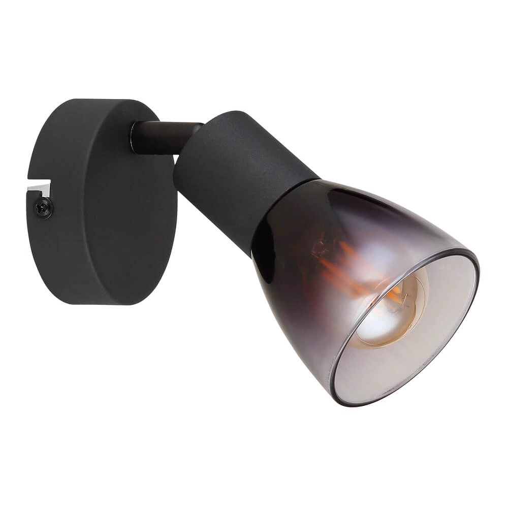 Zwarte wandlamp Satella enkel Globo 9007371446926