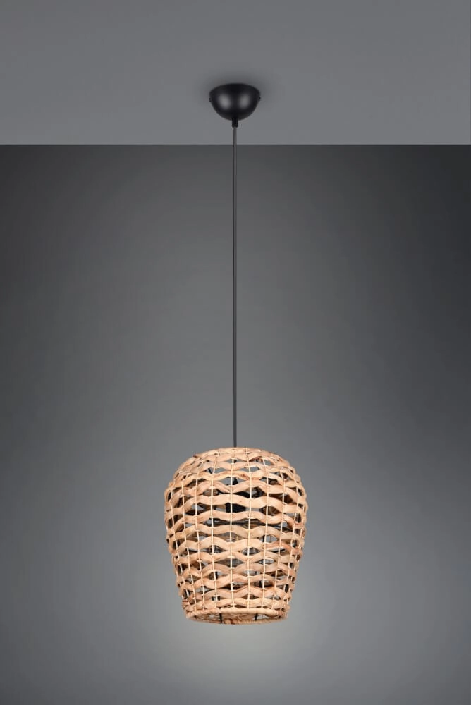 Landelijke hanglamp Jean Ø 29cm rotan Trio 4017807637670