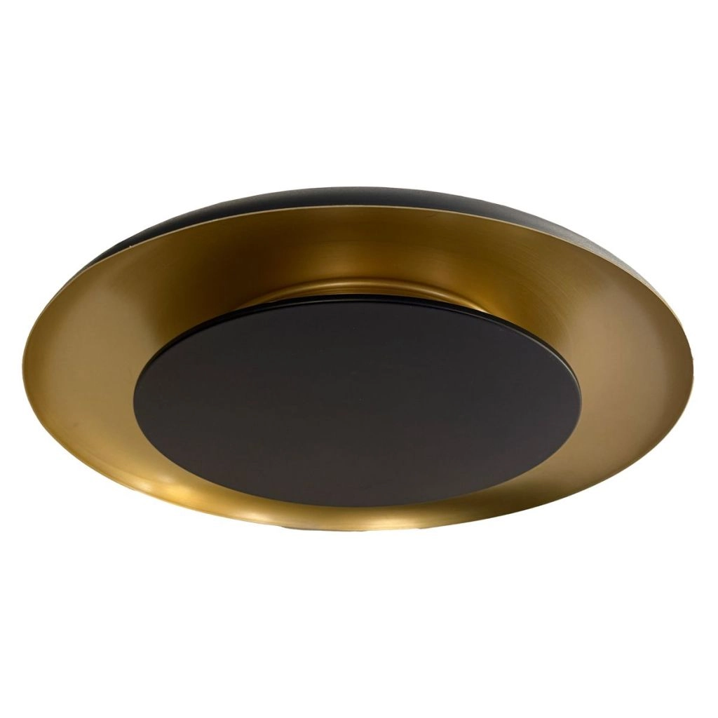 Moderne plafondlamp Golden Veil zwart met goud Steinhauer 8712746186772