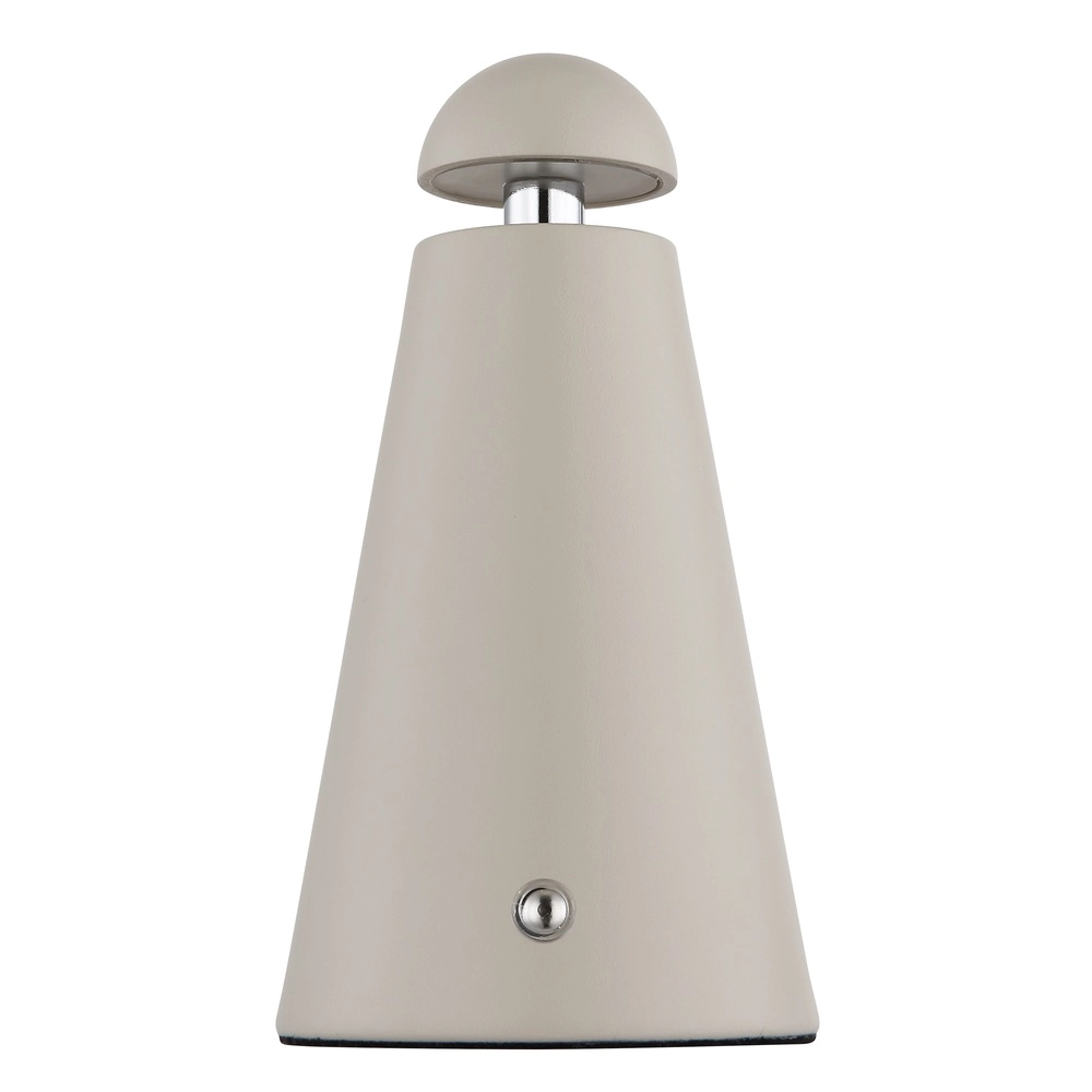 Moderne tafellamp Liva zand bruin oplaadbaar Globo 9007371566914