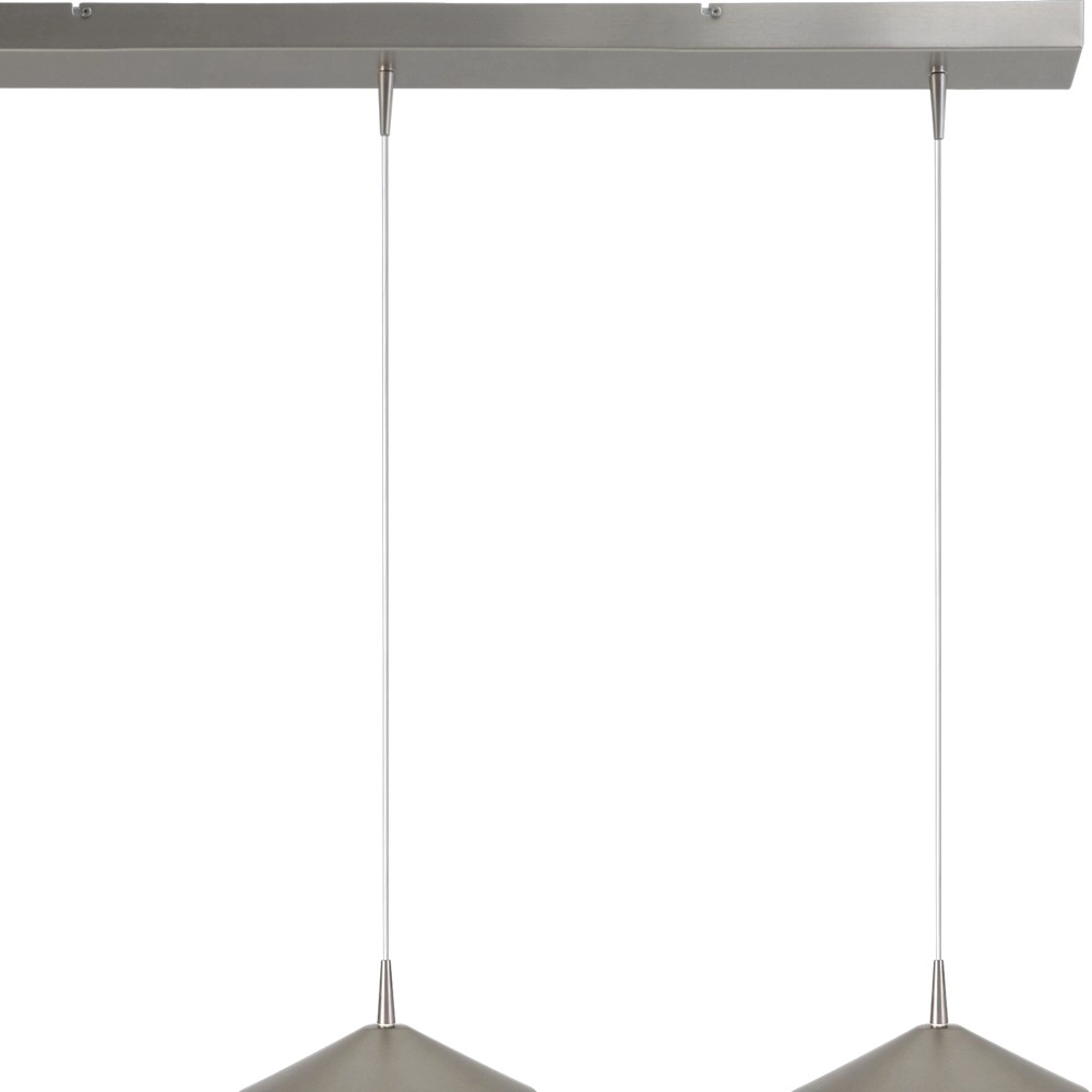 3-lichts hanglamp Ceppo nikkel Ø 22cm Masterlight 8718121358550