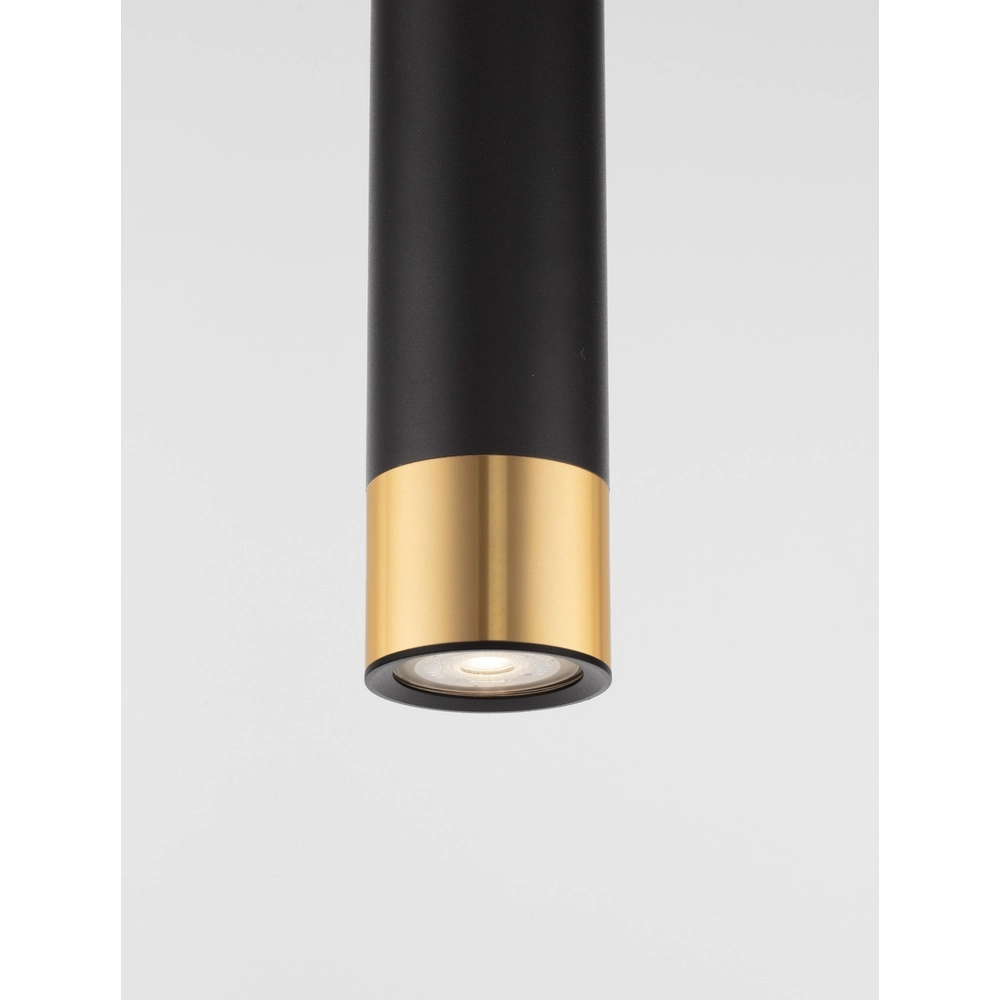 Design hanglamp Picto 30cm zwart met goud Lyora 5212017430373