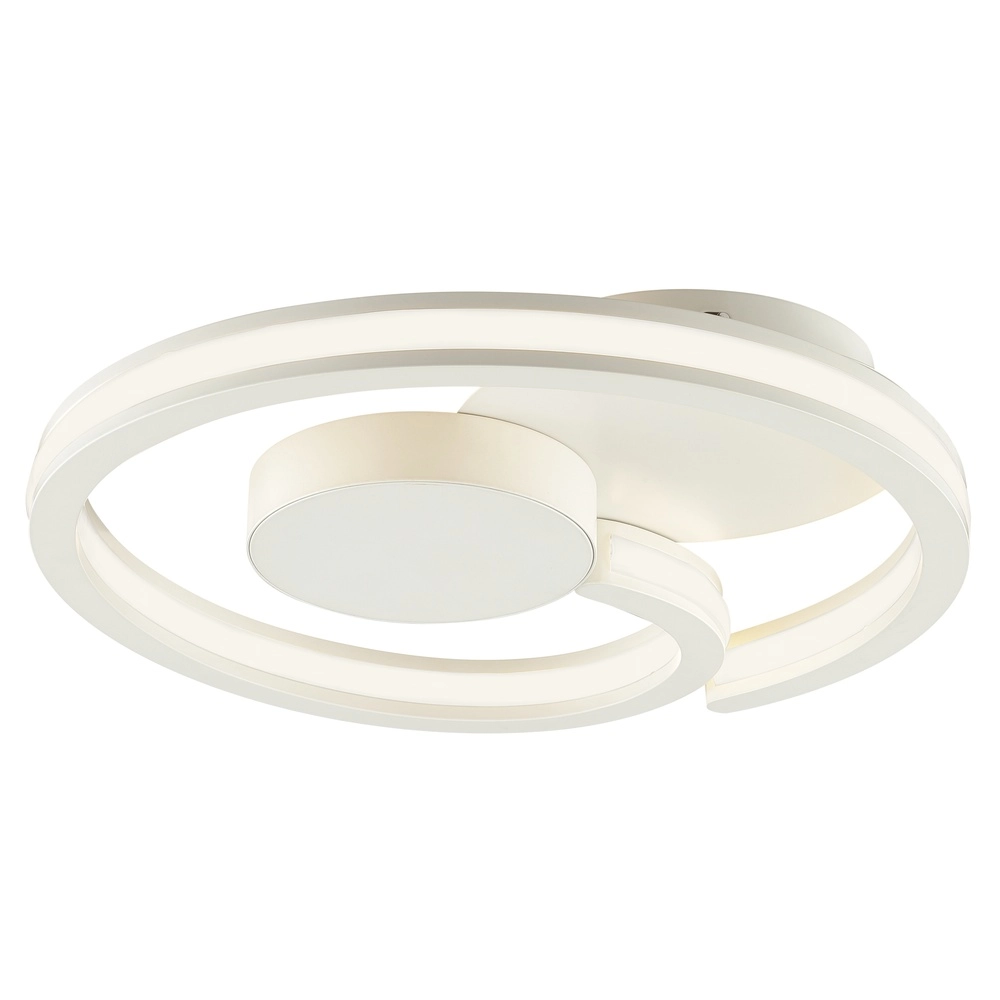 Witte plafondlamp Revola design Ø 40cm