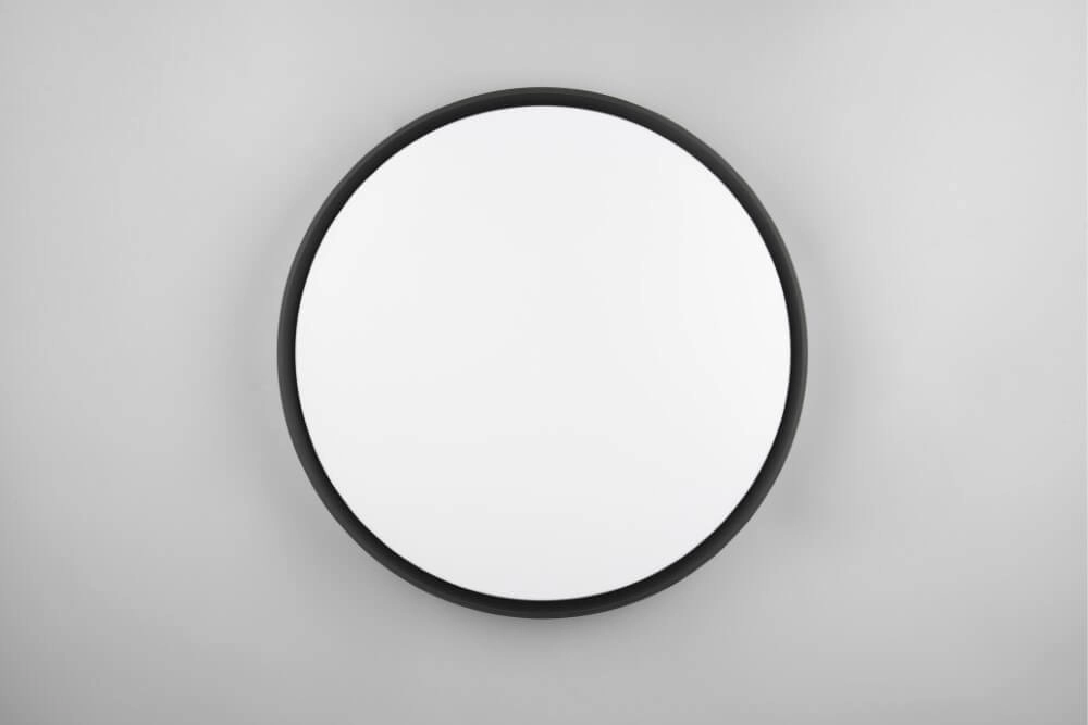 Zwarte plafonnière Spacy met afstandsbediening Trio 4017807612943