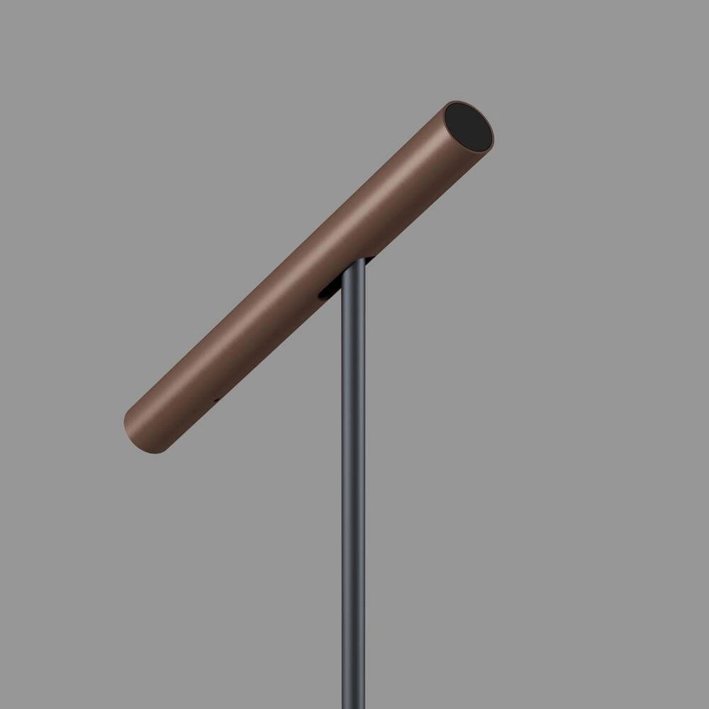 Design vloerlamp Kansas zwart met brons Artdelight 8720701102514