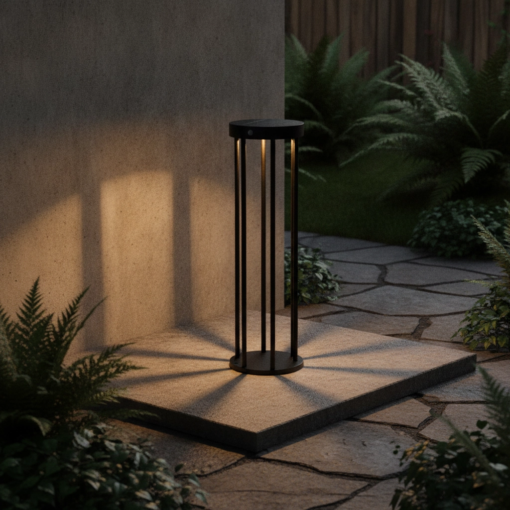 Solar tuinlamp Aigo antraciet 50cm