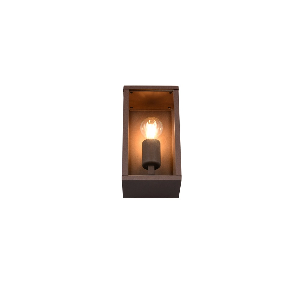 Moderne wandlamp Garonne S roestbruin Trio 4017807687378