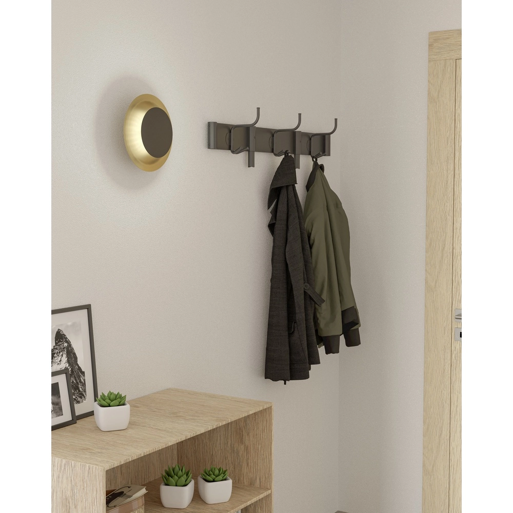 Muurlamp Tocina Ø 24cm - zwart met goud Eglo 9008606292646