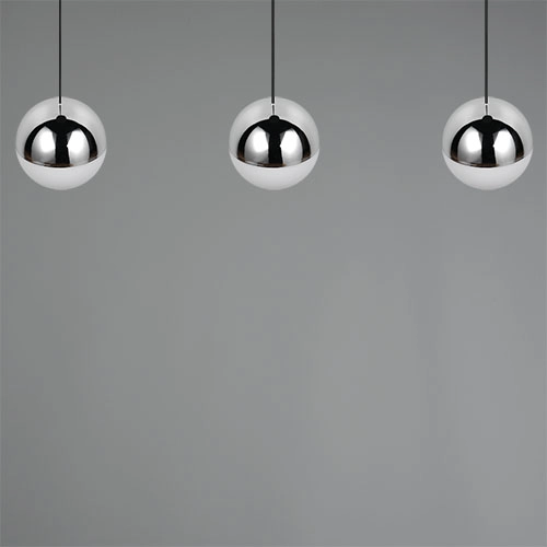 3-lichts hanglamp Senta chroom Trio 4017807685831