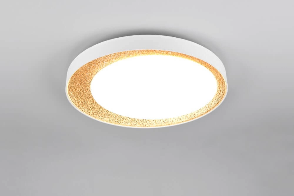 Mooie led plafonnière Aleta Ø 45cm - goud Trio 4017807616750