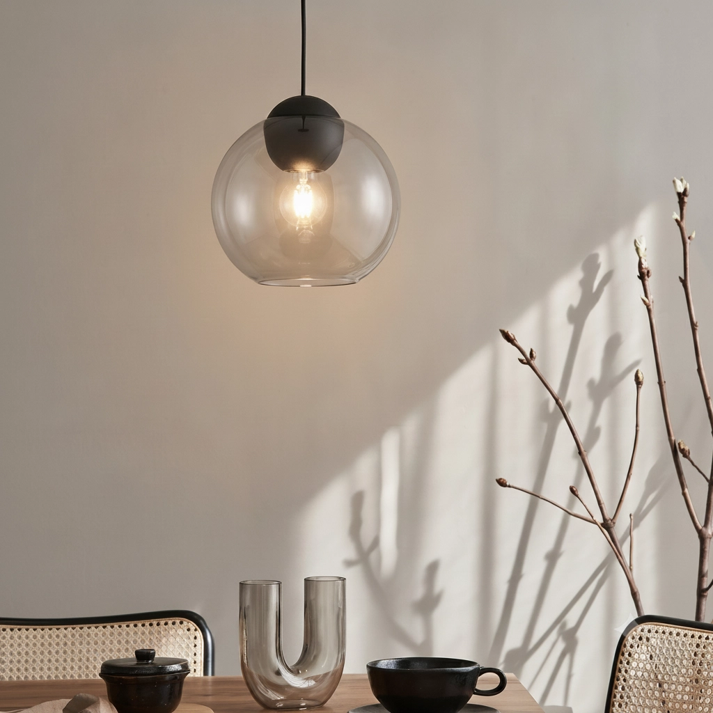 Design hanglamp Midori smoke glas