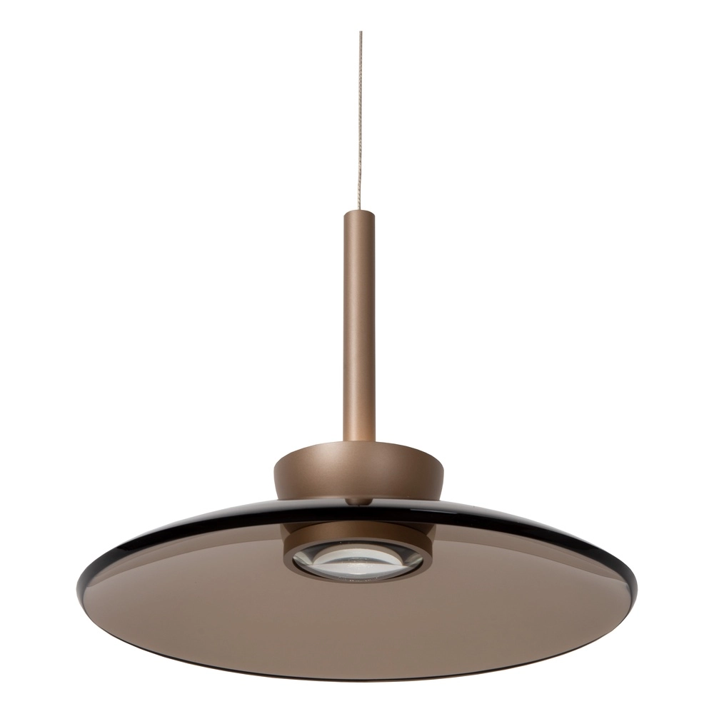 Glazen led hanglamp Santiago Ø 32cm - champagne Premium by Lucide 5411212221919