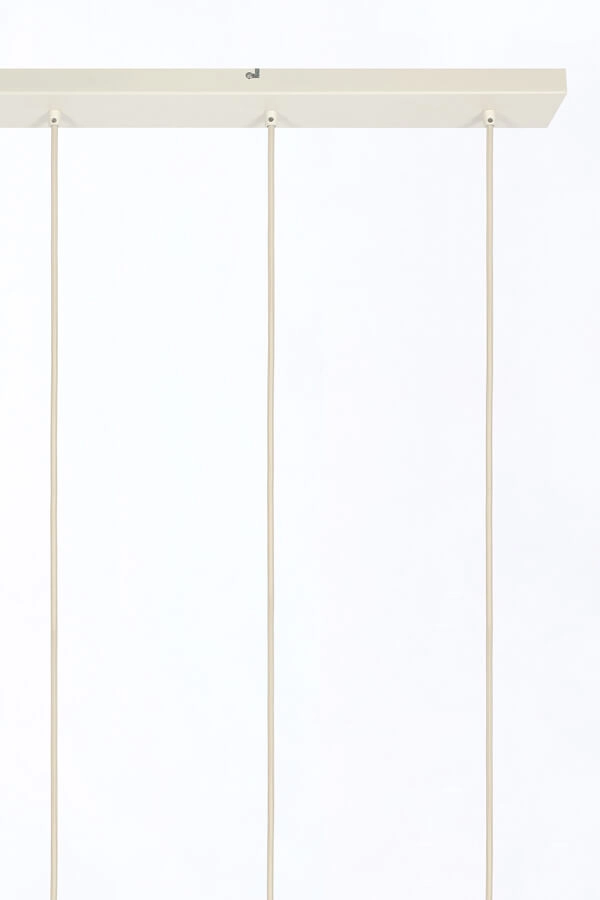 5-lichts hanglamp Bisho crème design 1040cm Light & Living 8717807743321