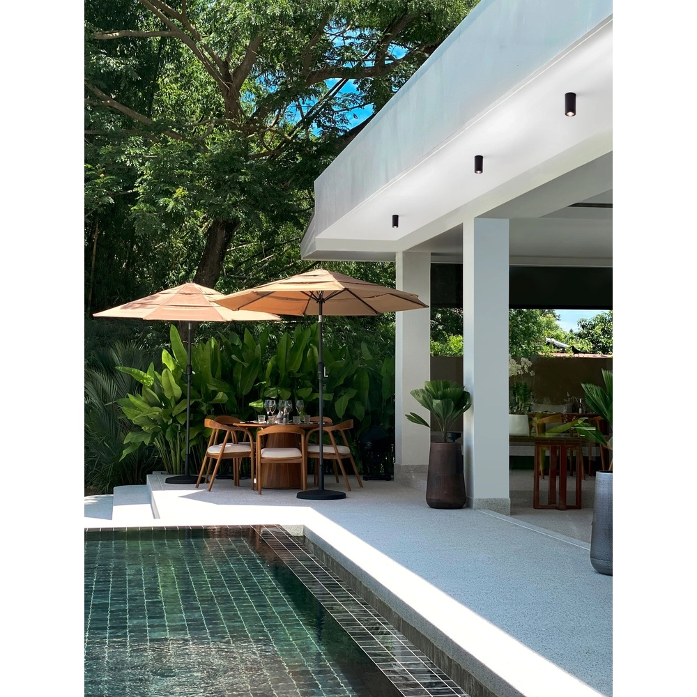 Opbouwspot Spot zwart Lyora 5212017453679