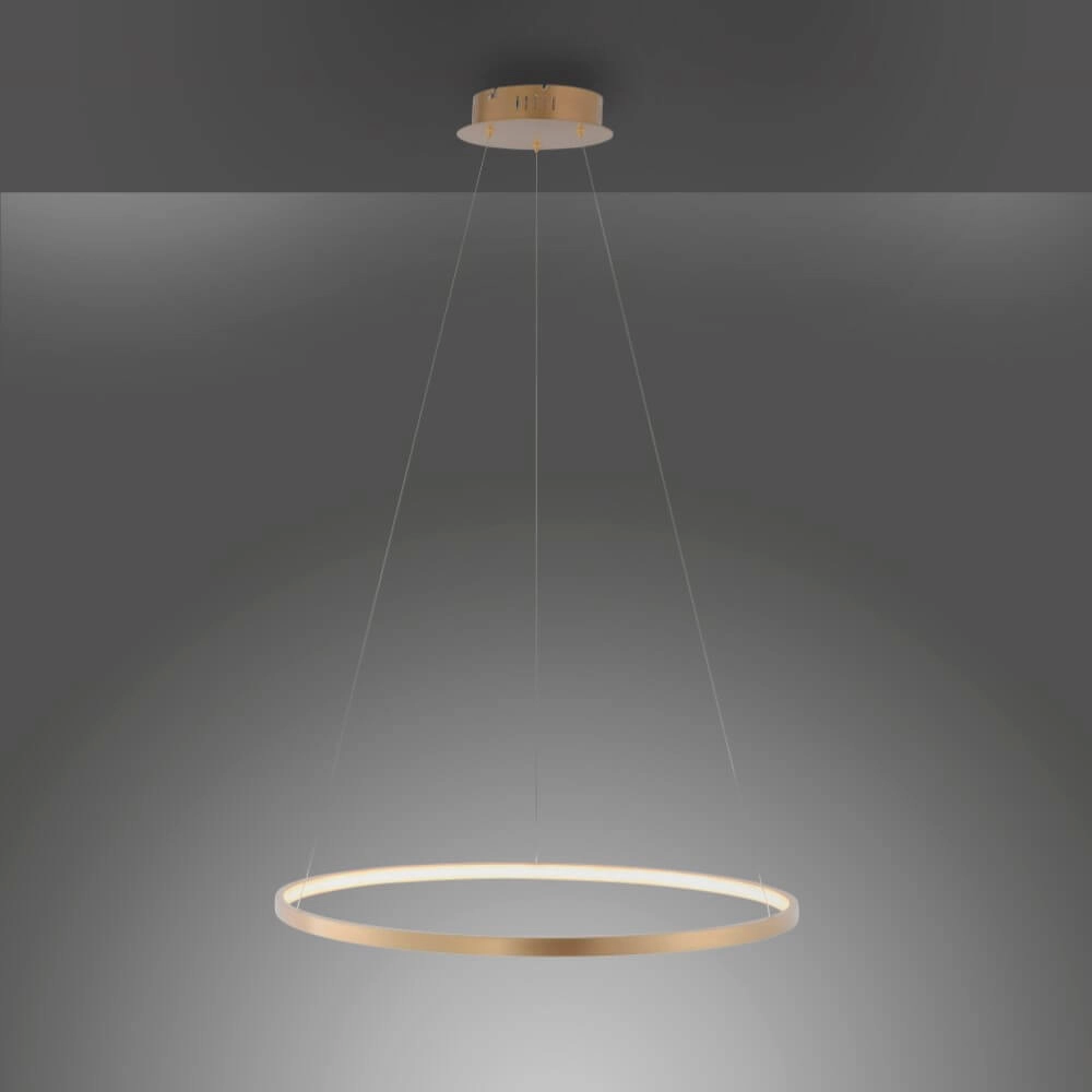 Ronde hanglamp Circle goud Ø 60cm Just Light 4043689960414