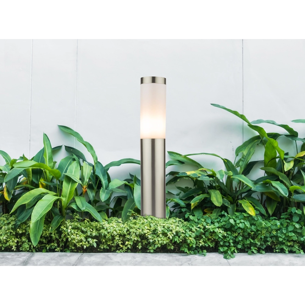 Tuinlamp Boston Led RVS met wit - 8,8W - 3000K Globo 9007371291328