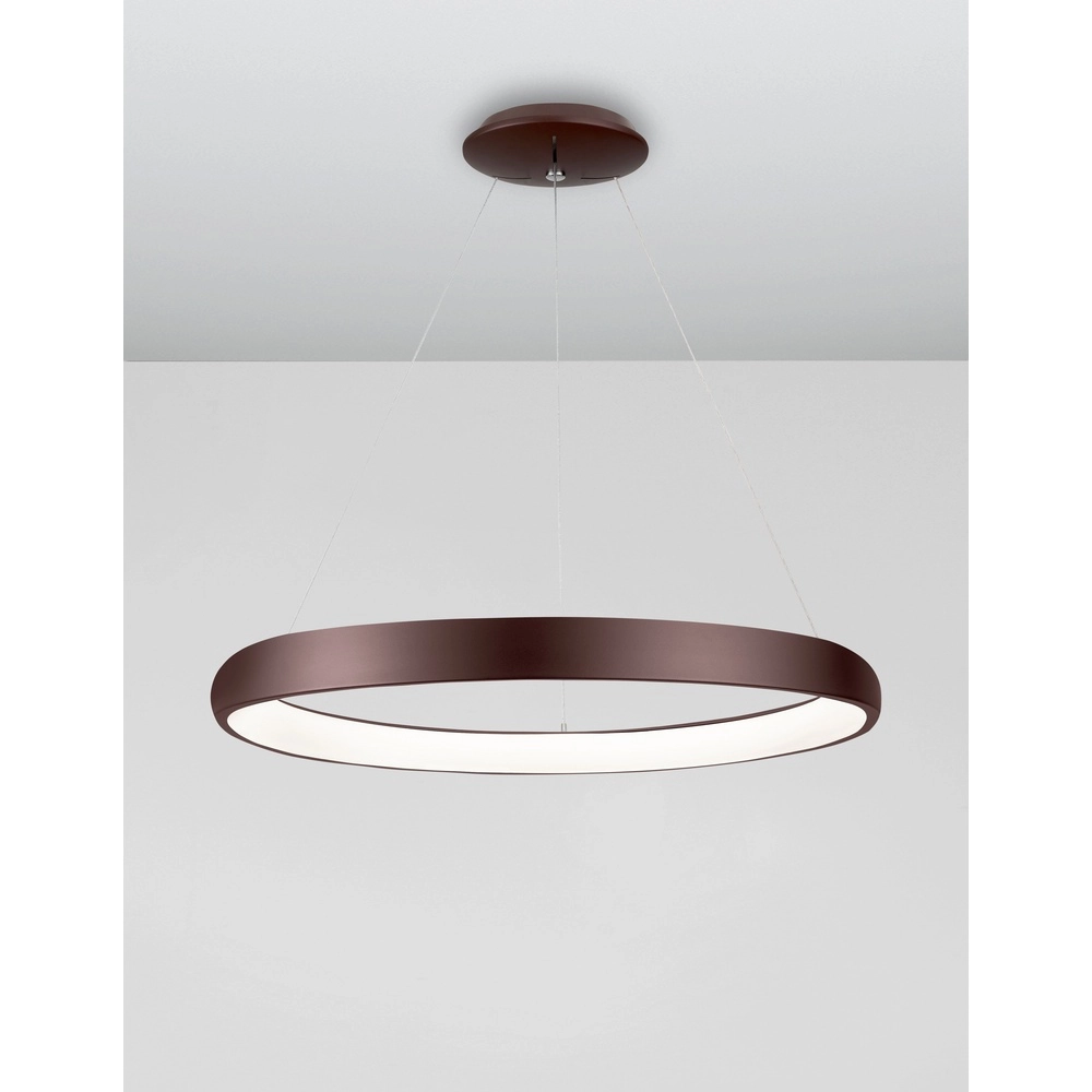 Design hanglamp Albi koffie bruin Ø 61cm Design hanglamp Albi koffie bruin Ø 61cm