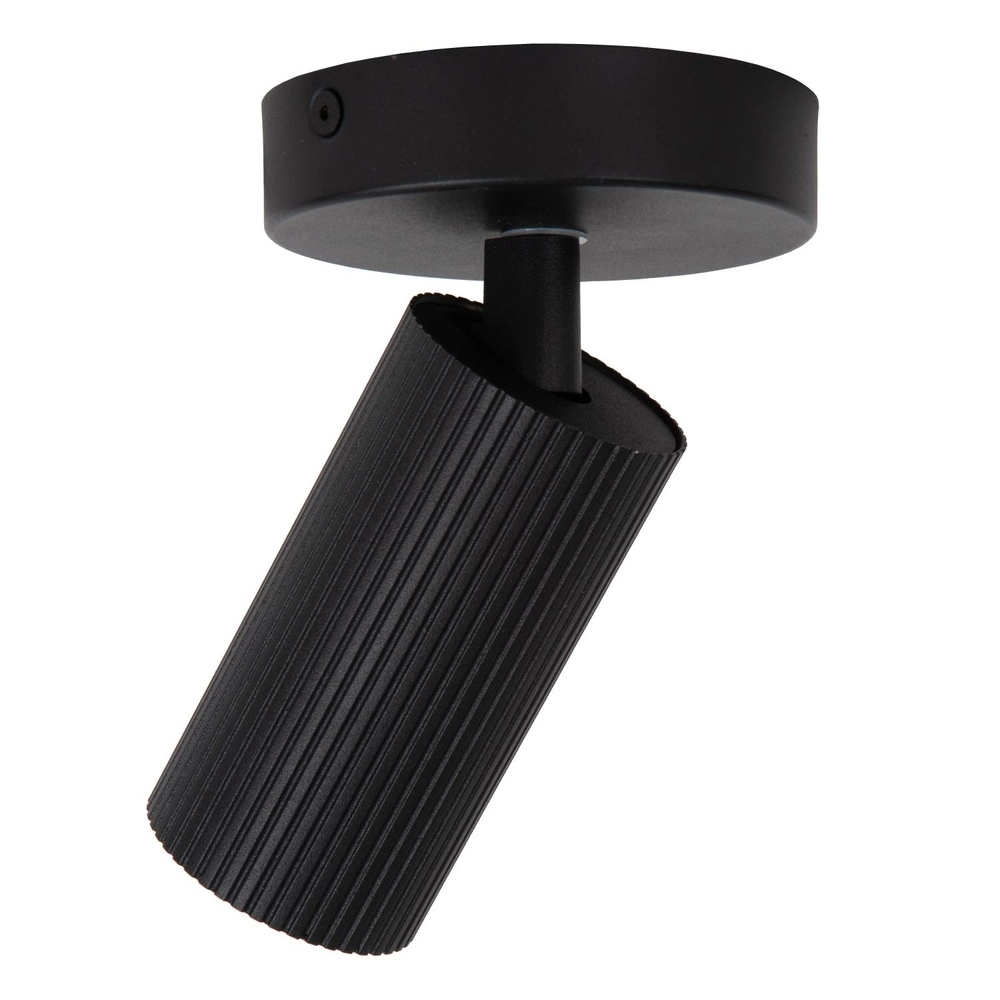 Opbouw plafondspot Clubs zwart Lucide 5411212093486