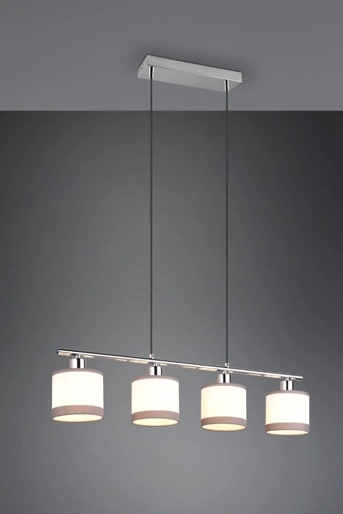 Hanglamp Davos wit 4-lichts Trio 4017807574265