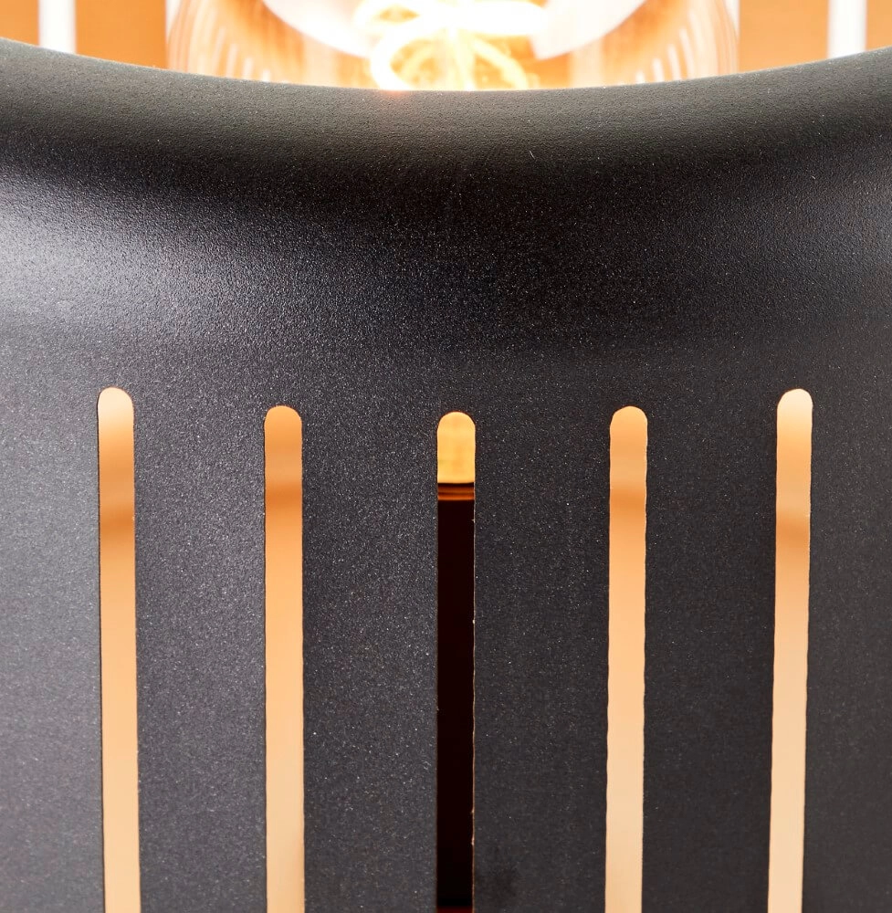 Zwarte tafellamp Tyas Brilliant 4004353411458