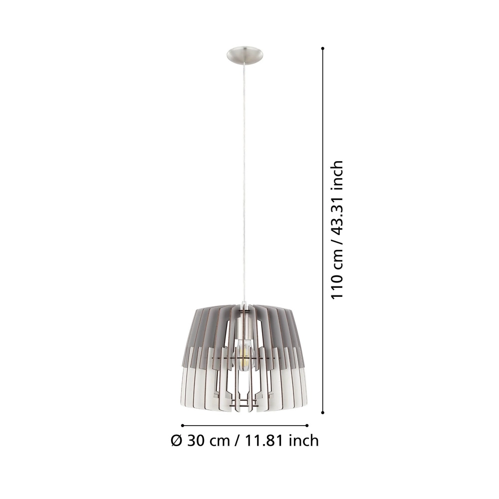 Moderne hanglamp Artana nikkel Eglo 9002759328245