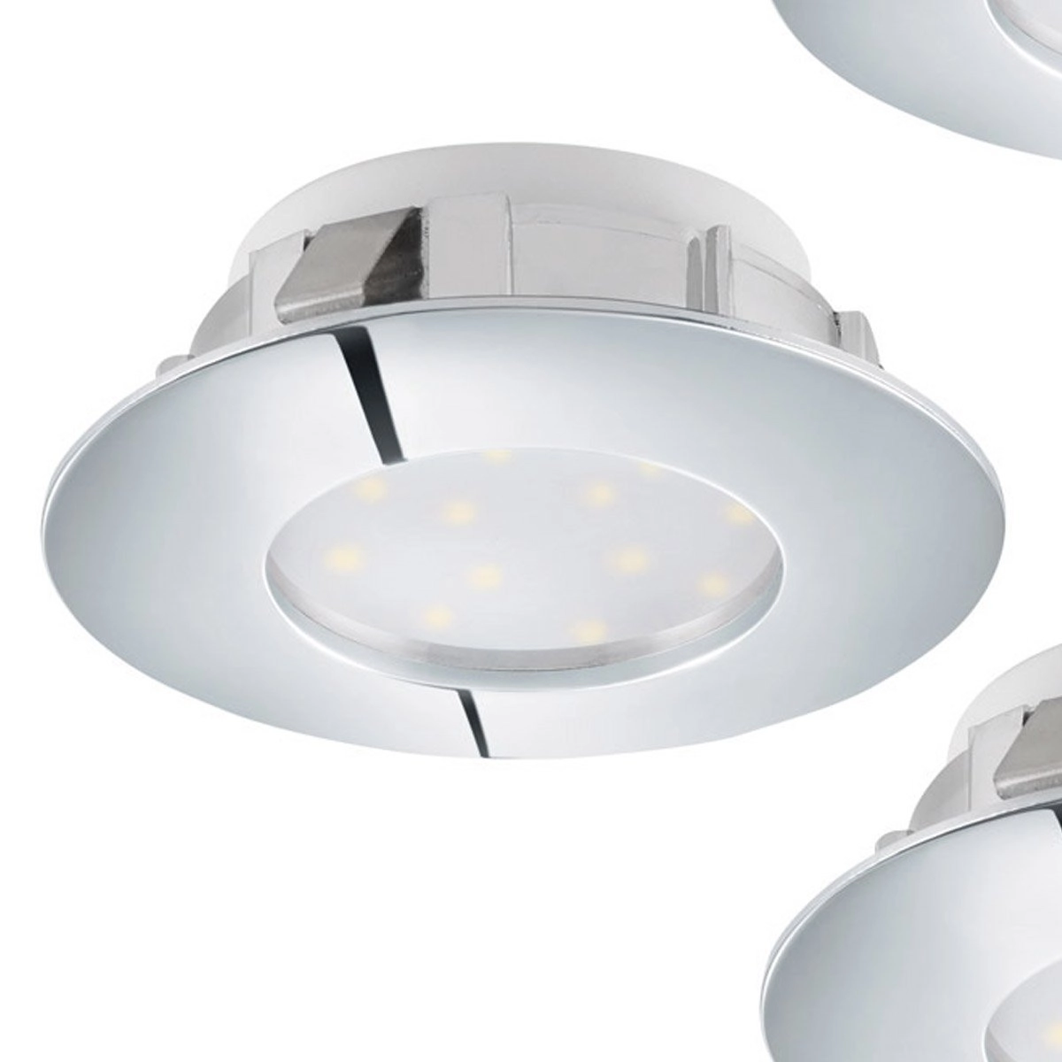 Ledspot Pineda (3) 3x6w - 3000K - 7,8cm chroom Eglo 9002759958220