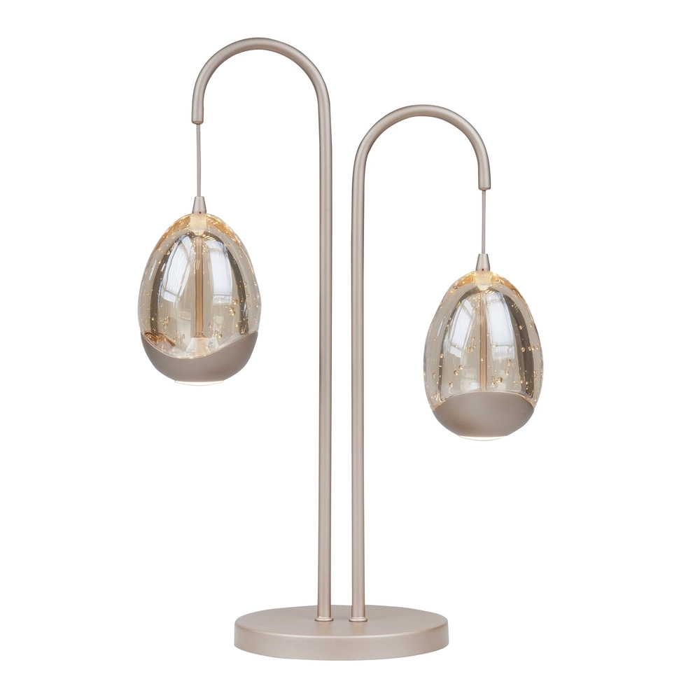 Tafellamp Champagne Egg champagne 2-lichts