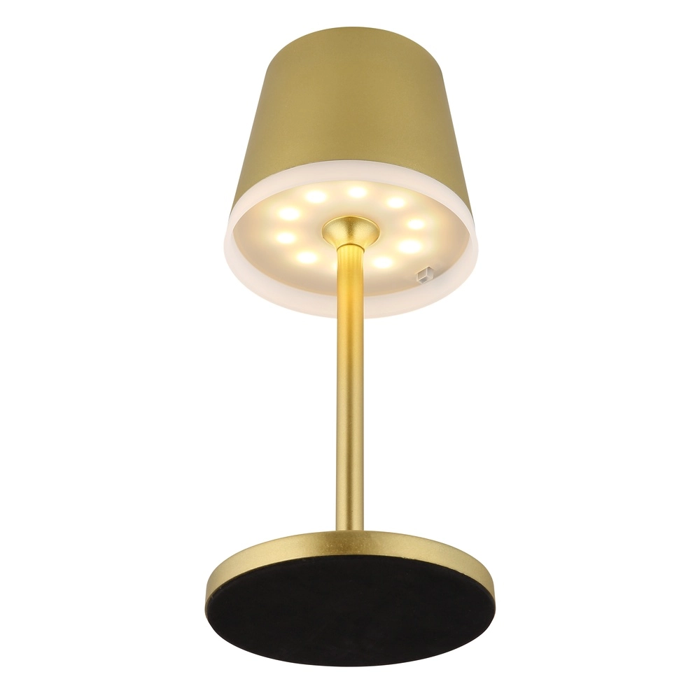 Solar tafellampje Vannieso goud Globo 9007371484355