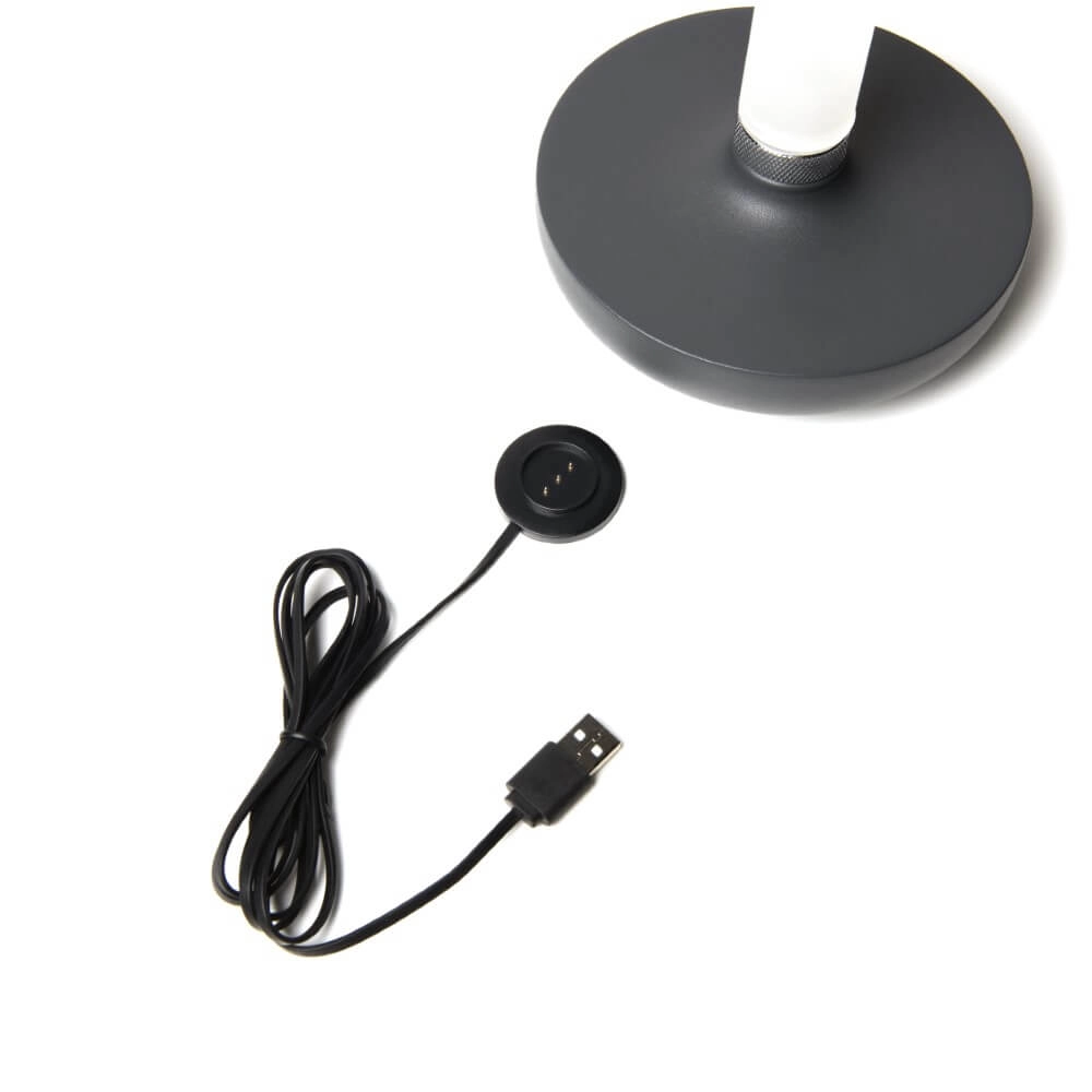 Oplaadbare tafellamp Biarritz antraciet KonstSmide 7318308273730