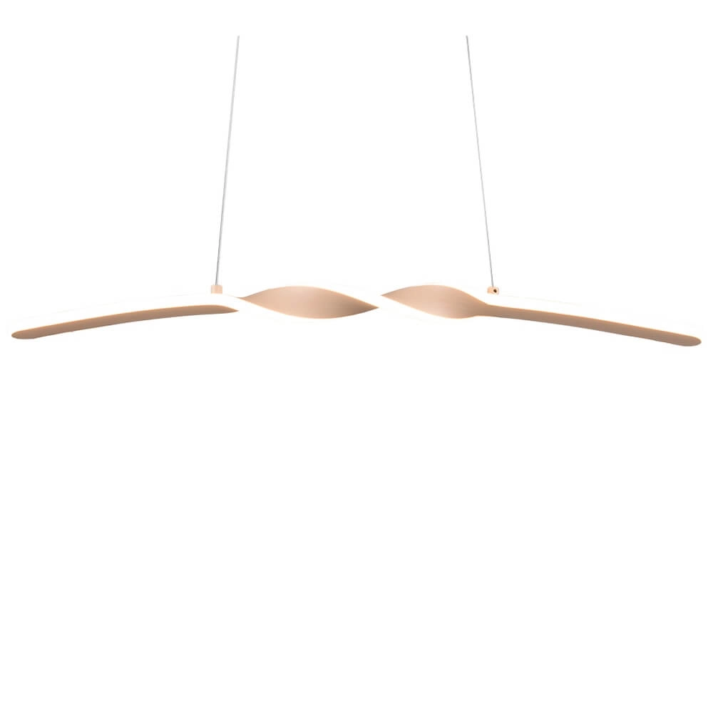 Design hanglamp Ginko zandkleurig Trio 4017807642421