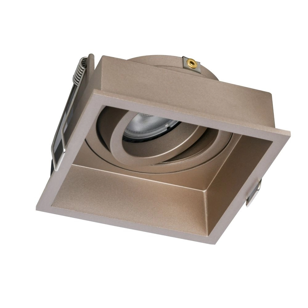 Vierkante inbouwspot Rex champagne Artdelight 8720701103511