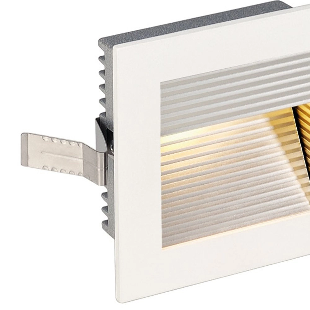 Vierkante inbouwlamp Frame Basic wit SLV 4024163138123