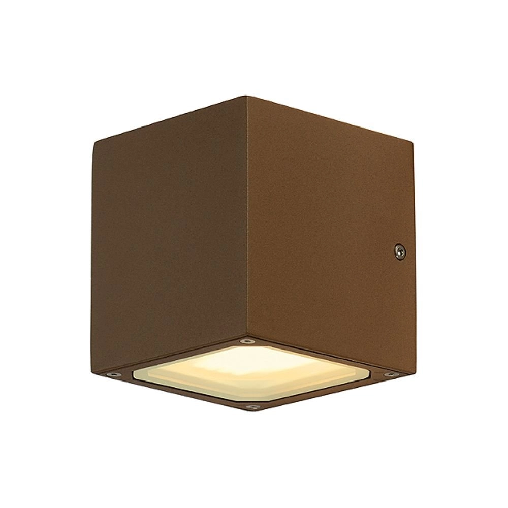 Muurlamp Sitra Cube Up - Down GX53 bruin Muurlamp Sitra Cube Up - Down GX53 bruin