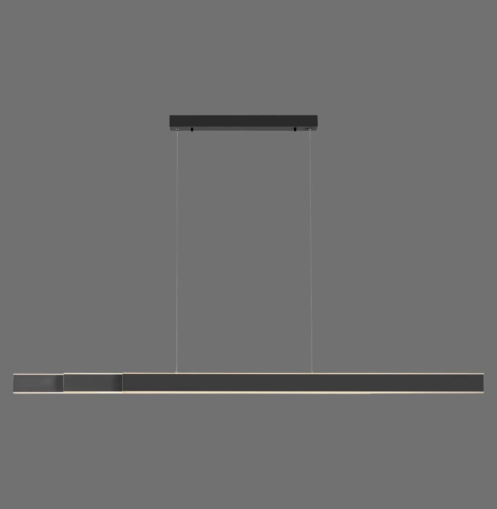 Strakke hanglamp Pure Lume antraciet Paul Neuhaus 4012248357842