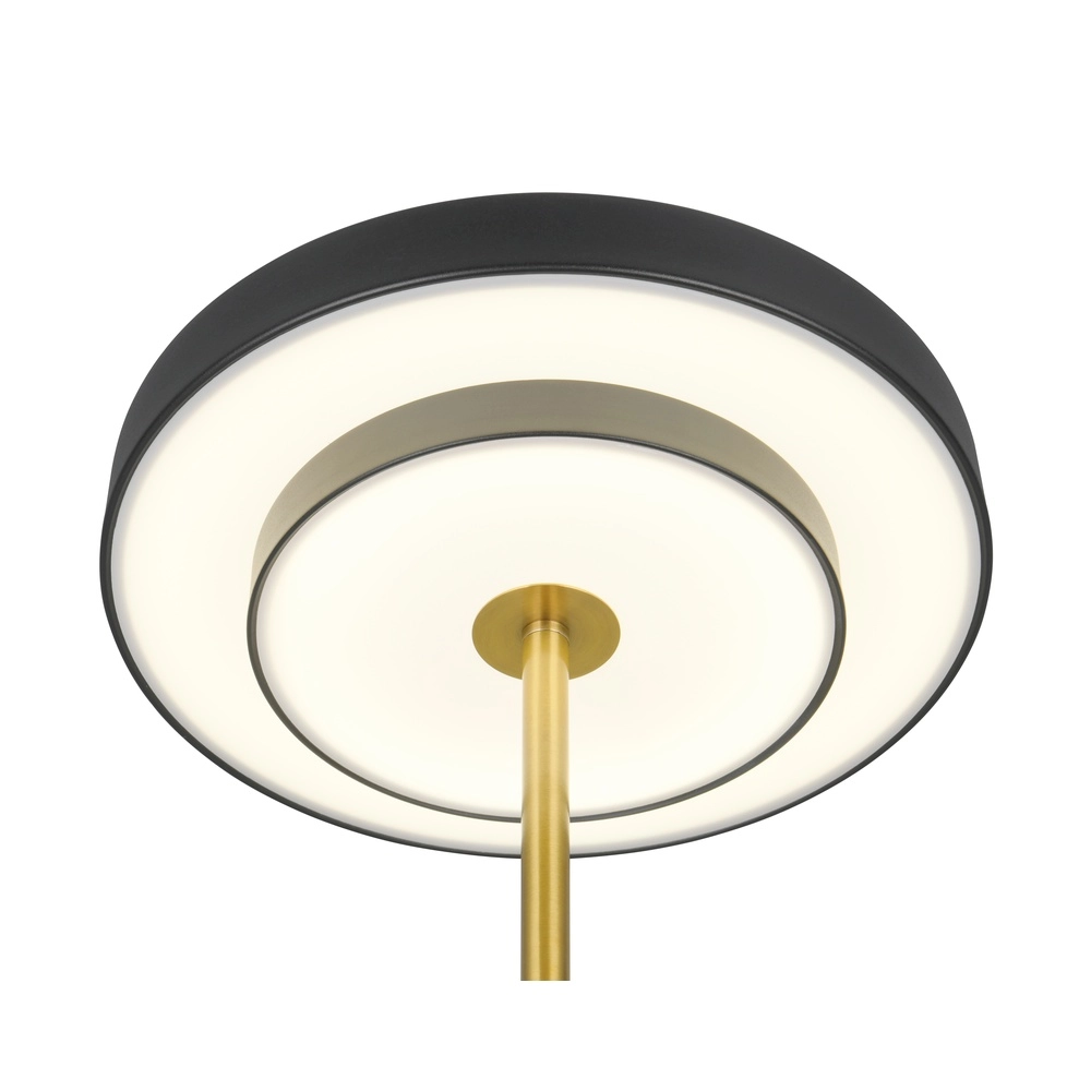 Design tafellamp Keaton zwart met goud Trio 4017807655865