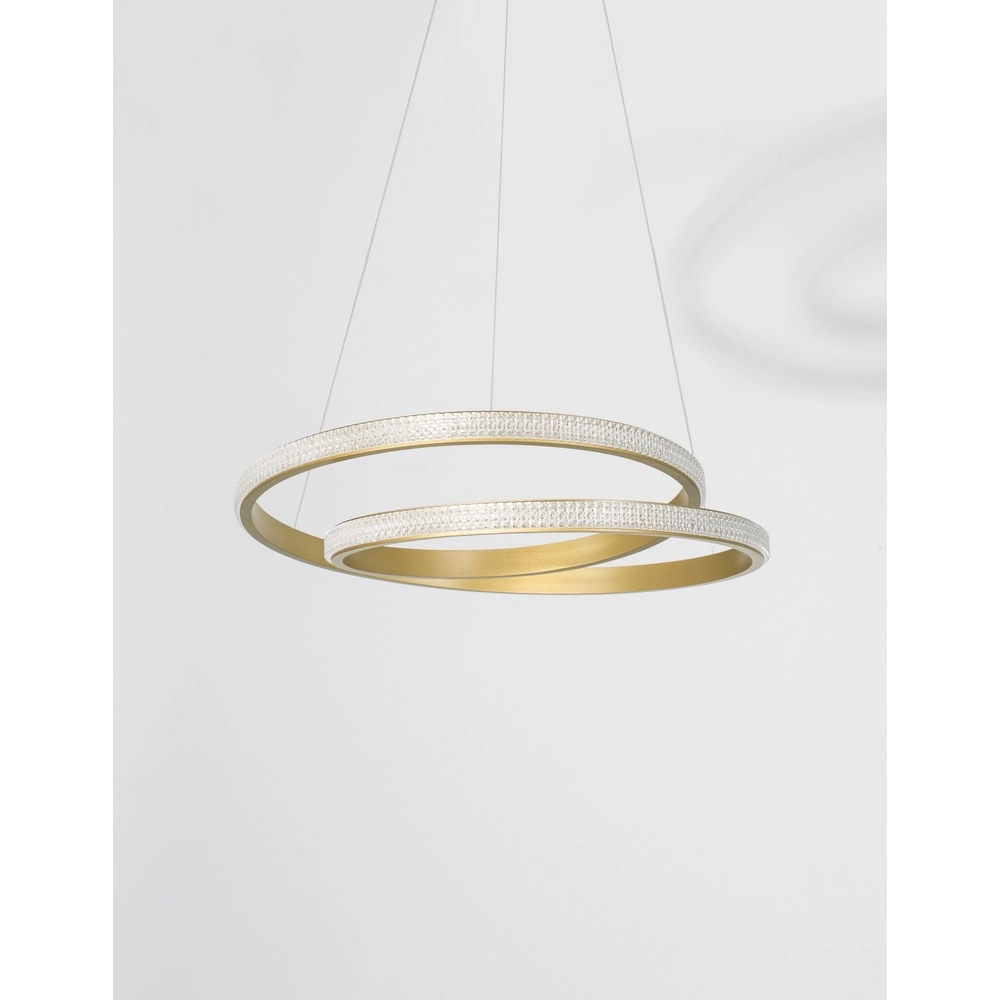 Design hanglamp Grania goud Ø 55cm Lyora 5212017429278