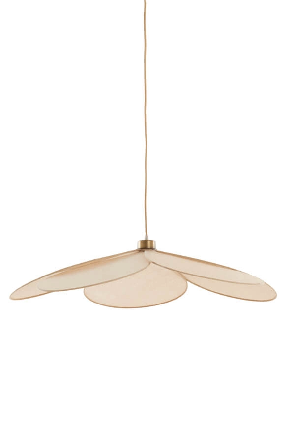 Hanglamp Fyano bloem crème Ø 79cm Light & Living 8717807706692