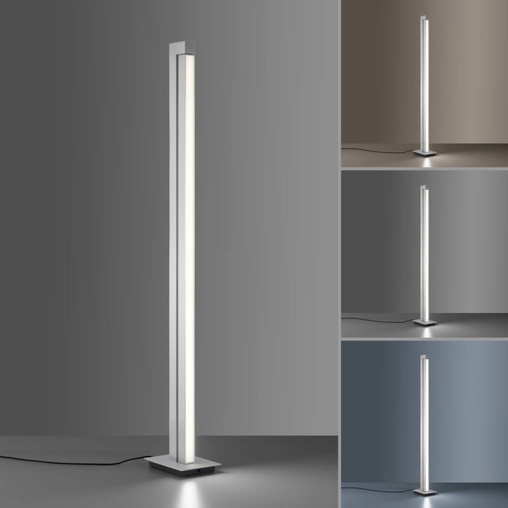 Vloerlamp Pure-Lines aluminium Paul Neuhaus 4012248366332