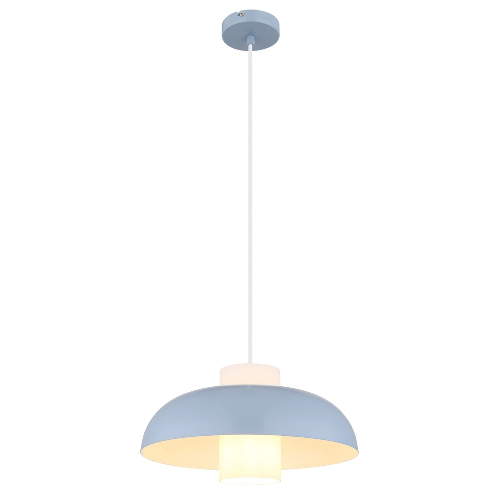 Moderne hanglamp Lowe blauw Ø 38cm