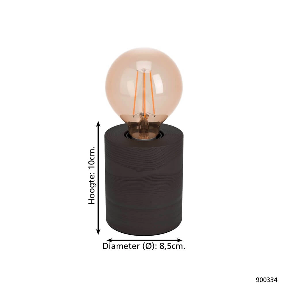 Houten tafellamp Turialdo 1 Eglo 9008606235636