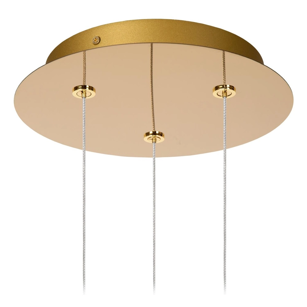 Gouden hanglamp Cintra vide 3-lichts Lucide 5411212134394